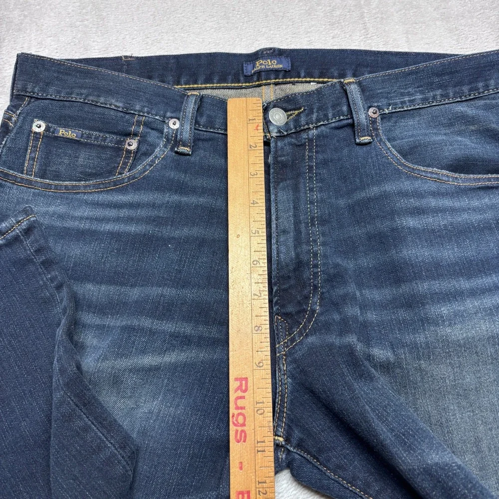 Polo Ralph Lauren Jeans Mens 34x32 Sullivan Slim Blue Stretch Denim EUC